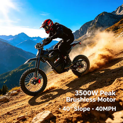 Electric Dirt Bike for Teens & Adults | High-Performance Off-Road Electric Motorcycle