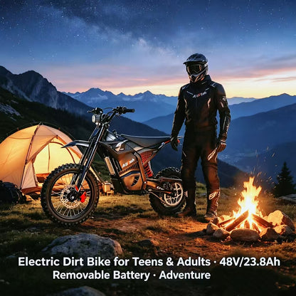 Electric Dirt Bike for Teens & Adults | High-Performance Off-Road Electric Motorcycle