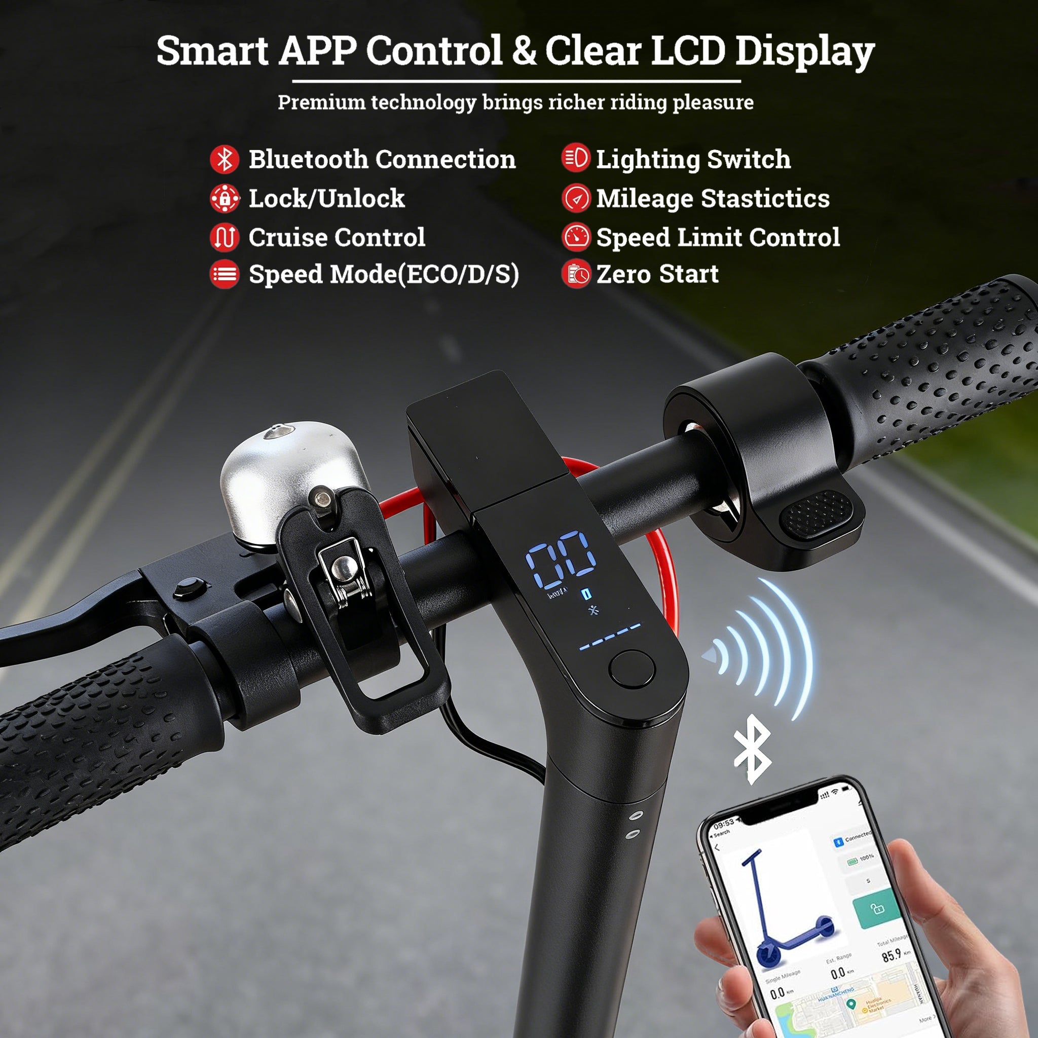 Altfish J03PRO 8.5inch Electric Scooter 350W With APP